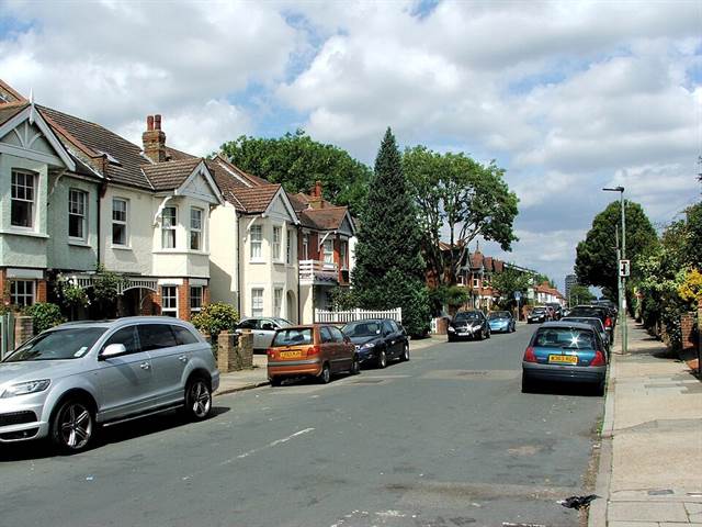 Minster Road, Bromley. Edwardian semis of the sort that have mostly been extended, converted or re-windowed by now.
