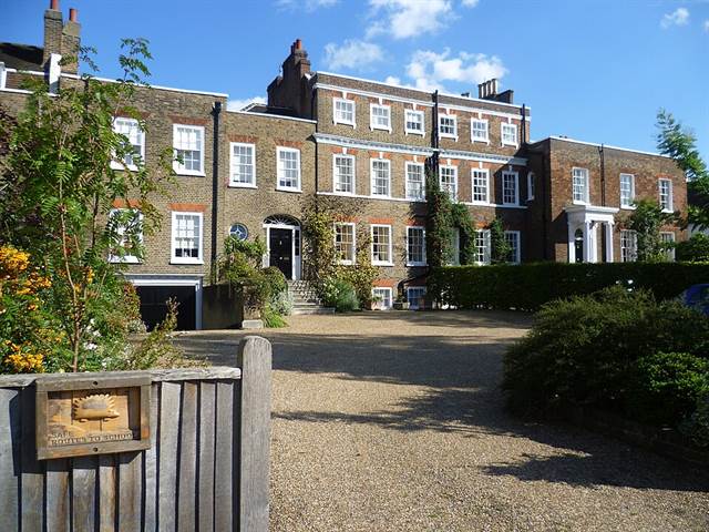Georgian houses in Dulwich Village. Georgian houses in the Village: exactly the kind of elevation where a grille needs approval before it needs a drill.