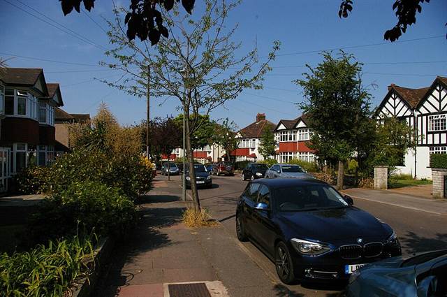 Ravenswood Avenue, West Wickham. Inter-war semis with the long rear gardens that invite an extension.