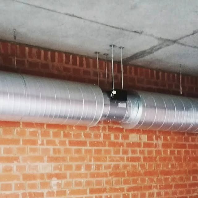 Extraction to a bin store to shift the smell and keep the air moving, with attenuators either side of the fan   because a bin store is usually underneath somebody.